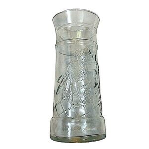 Red Lobster Lighthouse Glass Clear Crabfest 6.5x2.75 inches